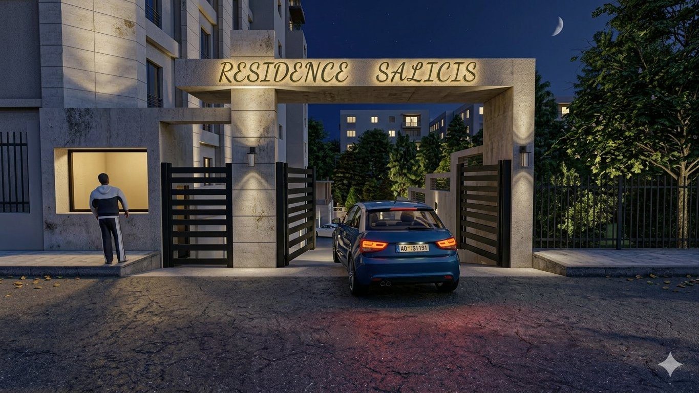 Résidence Salicis vue nocturne — BBG Promotion