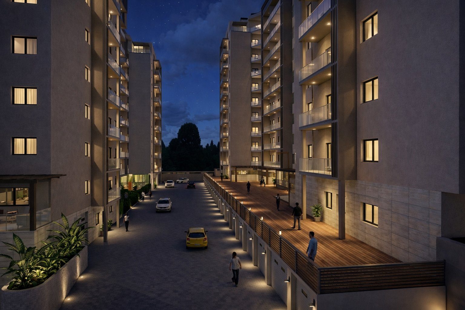 Entrée résidence Salicis